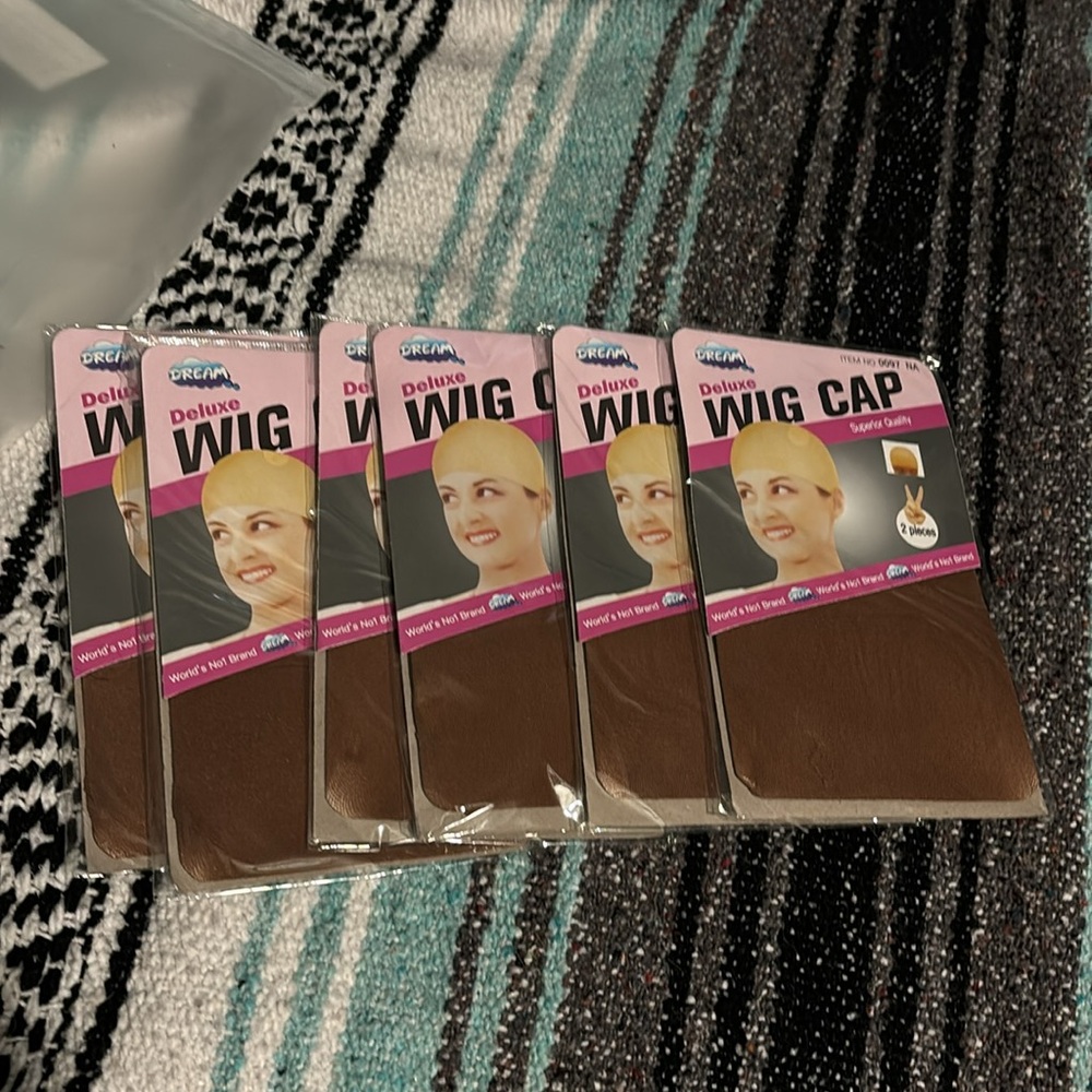 New Dream 2 pieces x6 wig caps Brown